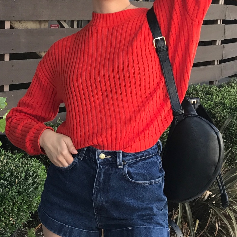 Orange cropped tee!